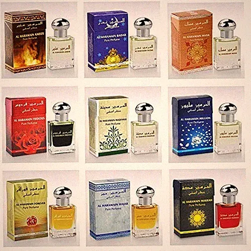 Al Haramain Concentrated Perfume Oil Attar variety 15 ml each-Alcohol Free