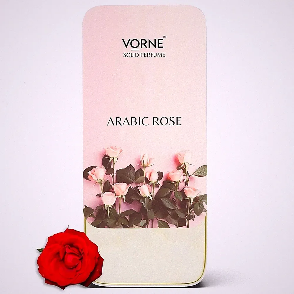 Arabic Rose Fragrance Wax Cologne | Alcohol free solid perfume for women 12 g