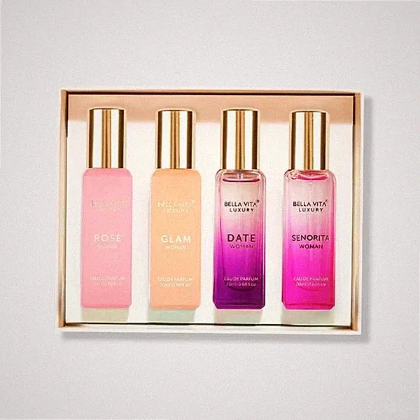Bella Vita Luxury Perfume Gift Set For Women - 4 x 20ml Ideal Gifts for Women